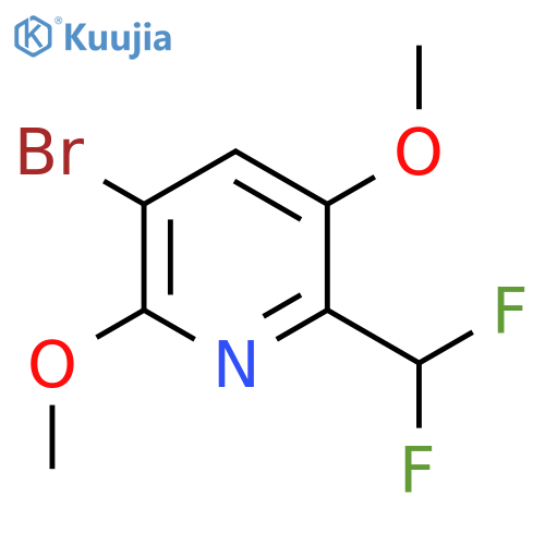 3-Bromo-6-(difluoromethyl)-2,5-dimethoxypyridine structure