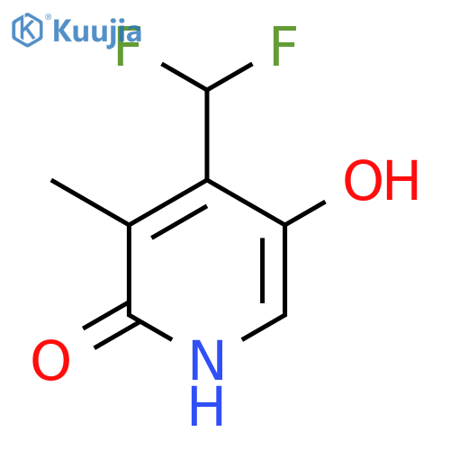 4-(Difluoromethyl)-2,5-dihydroxy-3-methylpyridine structure