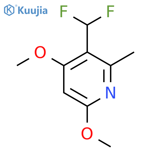 3-(Difluoromethyl)-4,6-dimethoxy-2-methylpyridine structure