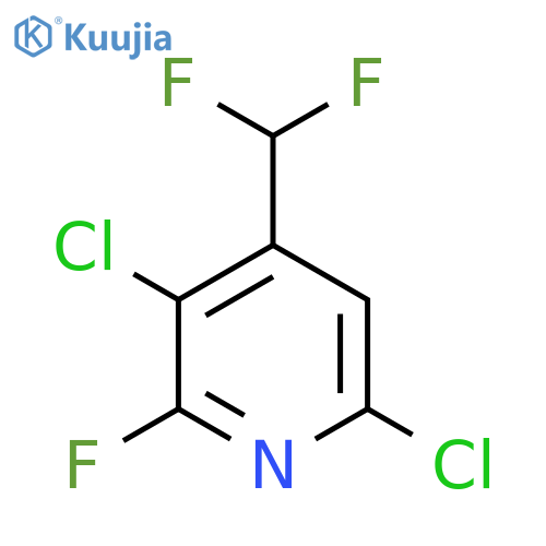 3,6-Dichloro-4-(difluoromethyl)-2-fluoropyridine structure
