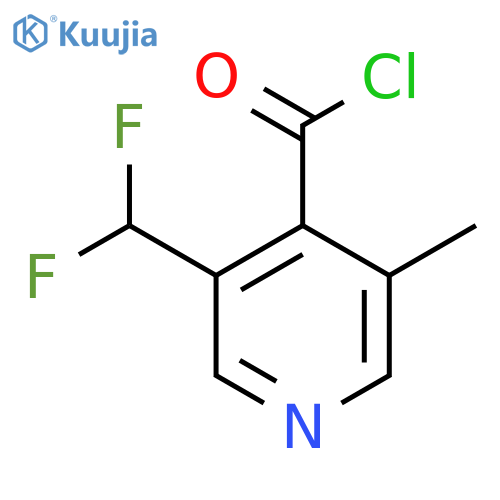 3-(Difluoromethyl)-5-methylpyridine-4-carbonyl chloride structure