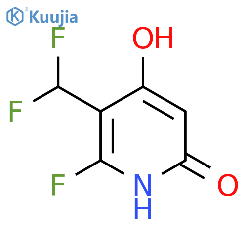 3-(Difluoromethyl)-4,6-dihydroxy-2-fluoropyridine structure