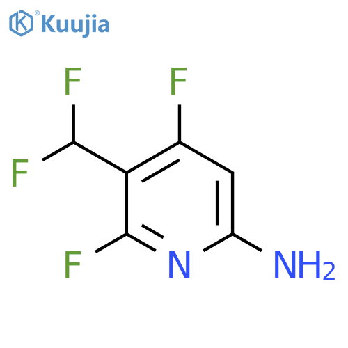 6-Amino-2,4-difluoro-3-(difluoromethyl)pyridine structure