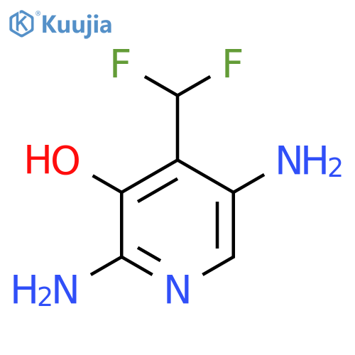 2,5-Diamino-4-(difluoromethyl)-3-hydroxypyridine structure