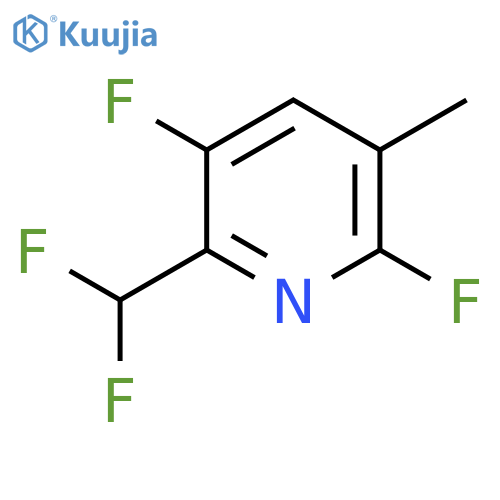 3,6-Difluoro-2-(difluoromethyl)-5-methylpyridine structure