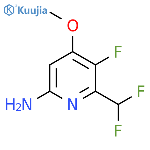 6-Amino-2-(difluoromethyl)-3-fluoro-4-methoxypyridine structure
