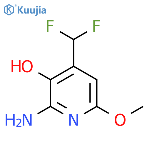 2-Amino-4-(difluoromethyl)-3-hydroxy-6-methoxypyridine structure