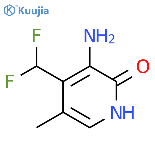 3-Amino-4-(difluoromethyl)-2-hydroxy-5-methylpyridine structure