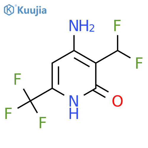 4-Amino-3-(difluoromethyl)-2-hydroxy-6-(trifluoromethyl)pyridine structure