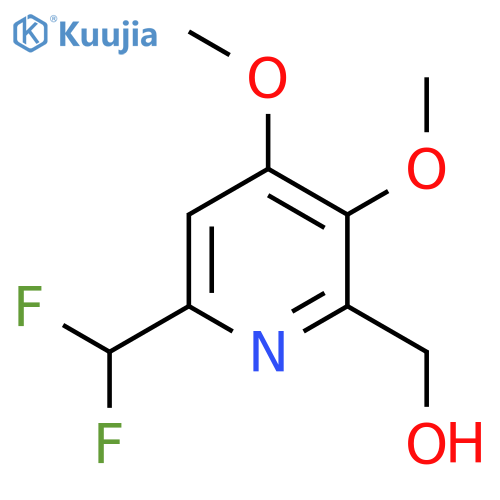 6-(Difluoromethyl)-3,4-dimethoxypyridine-2-methanol structure