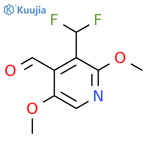 3-(Difluoromethyl)-2,5-dimethoxypyridine-4-carboxaldehyde structure