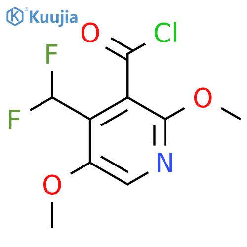 4-(Difluoromethyl)-2,5-dimethoxypyridine-3-carbonyl chloride structure