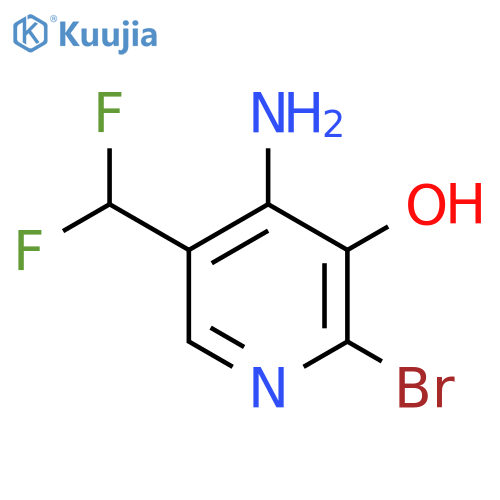 4-Amino-2-bromo-5-(difluoromethyl)-3-hydroxypyridine structure