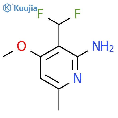 2-Amino-3-(difluoromethyl)-4-methoxy-6-methylpyridine structure