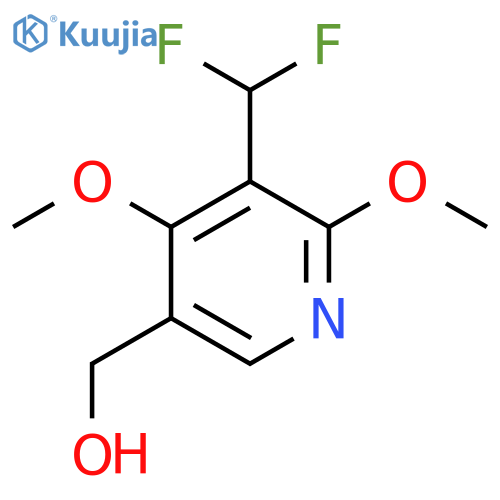 3-(Difluoromethyl)-2,4-dimethoxypyridine-5-methanol structure