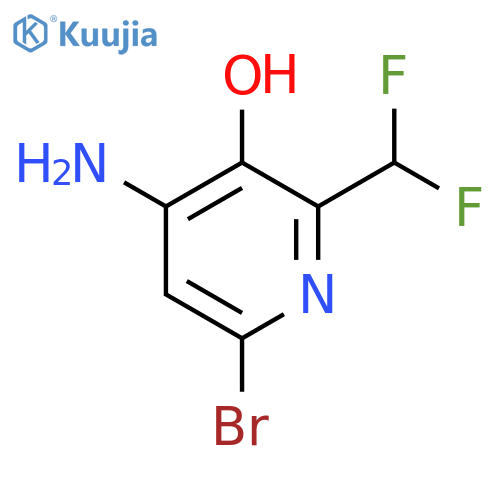 4-Amino-6-bromo-2-(difluoromethyl)-3-hydroxypyridine structure