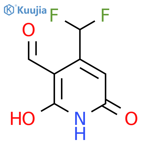 4-(Difluoromethyl)-2,6-dihydroxypyridine-3-carboxaldehyde structure