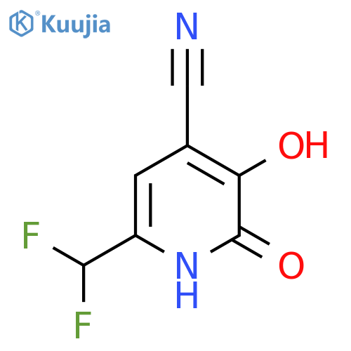 4-Cyano-6-(difluoromethyl)-2,3-dihydroxypyridine structure