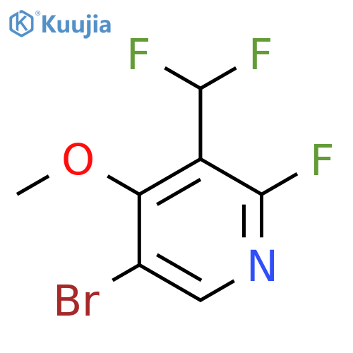 5-Bromo-3-(difluoromethyl)-2-fluoro-4-methoxypyridine structure
