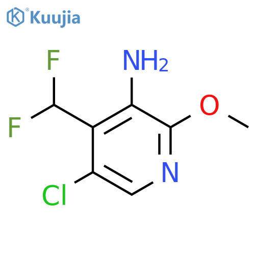 3-Amino-5-chloro-4-(difluoromethyl)-2-methoxypyridine structure