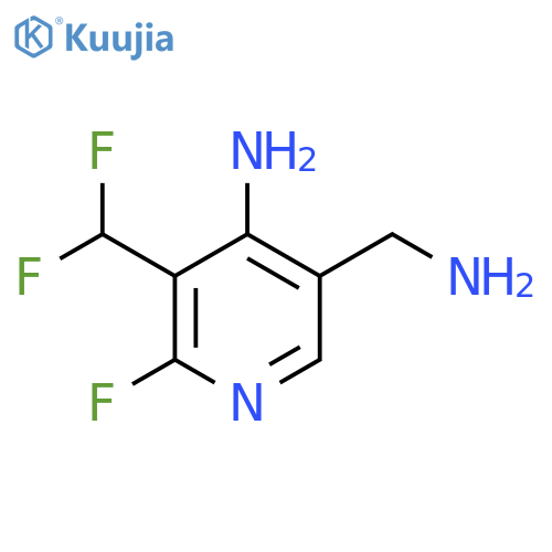 4-Amino-5-(aminomethyl)-3-(difluoromethyl)-2-fluoropyridine structure