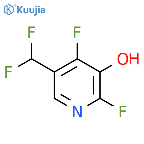 2,4-Difluoro-5-(difluoromethyl)-3-hydroxypyridine structure