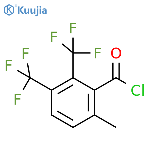 2,3-Bis(trifluoromethyl)-6-methylbenzoyl chloride structure