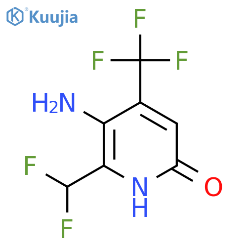 3-Amino-2-(difluoromethyl)-6-hydroxy-4-(trifluoromethyl)pyridine structure