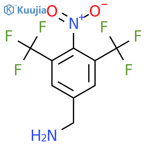 3,5-Bis(trifluoromethyl)-4-nitrobenzylamine structure