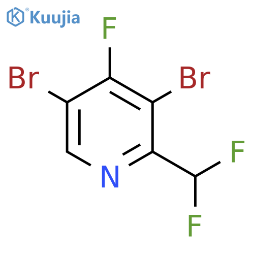 3,5-Dibromo-2-(difluoromethyl)-4-fluoropyridine structure
