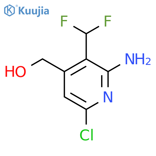 2-Amino-6-chloro-3-(difluoromethyl)pyridine-4-methanol structure