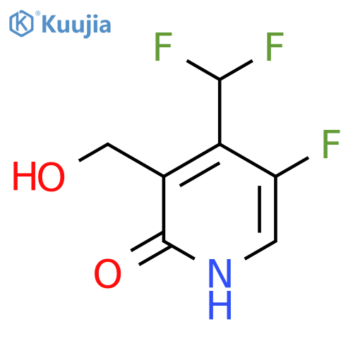 4-(Difluoromethyl)-5-fluoro-2-hydroxypyridine-3-methanol structure