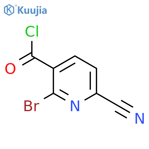 2-Bromo-6-cyanonicotinoyl chloride structure