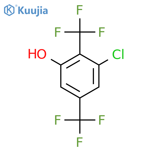2,5-Bis(trifluoromethyl)-3-chlorophenol structure