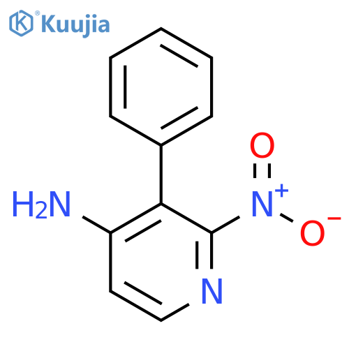 4-Amino-2-nitro-3-phenylpyridine structure