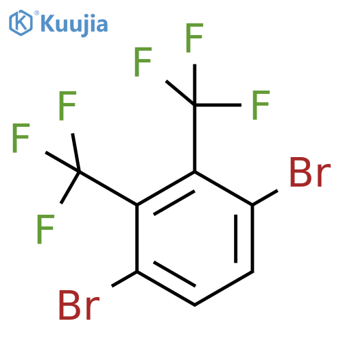 1,2-Bis(trifluoromethyl)-3,6-dibromobenzene structure