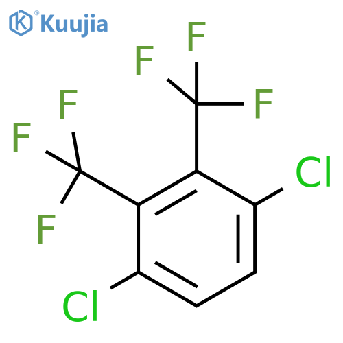 1,2-Bis(trifluoromethyl)-3,6-dichlorobenzene structure