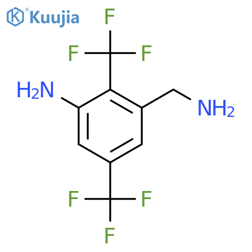 3-Amino-2,5-bis(trifluoromethyl)benzylamine structure