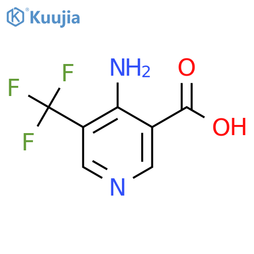 4-Amino-5-(trifluoromethyl)nicotinic acid structure