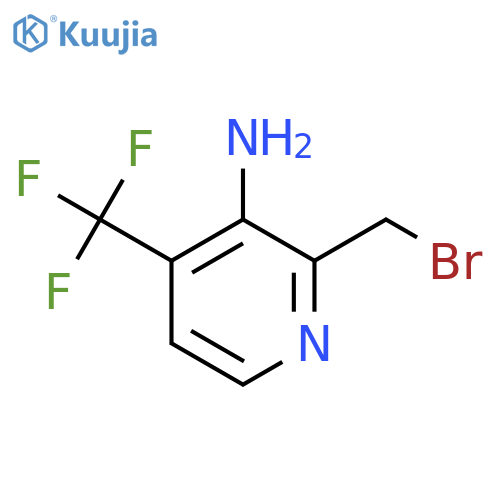 3-Amino-2-bromomethyl-4-(trifluoromethyl)pyridine structure