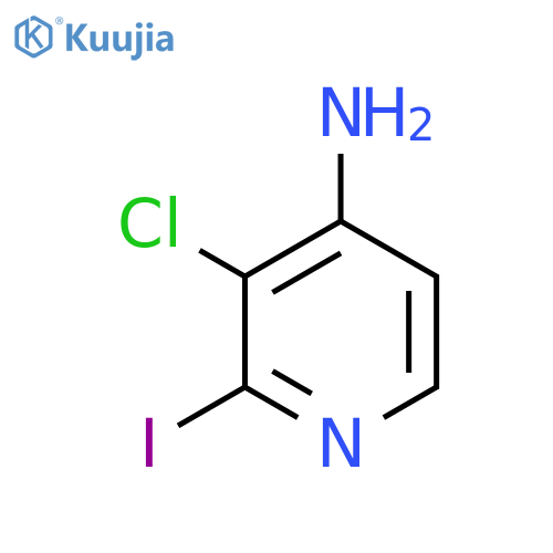 4-Amino-3-chloro-2-iodopyridine structure