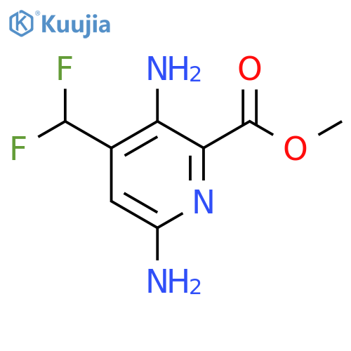 Methyl 3,6-diamino-4-(difluoromethyl)pyridine-2-carboxylate structure
