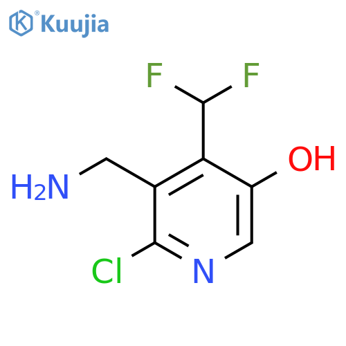 3-(Aminomethyl)-2-chloro-4-(difluoromethyl)-5-hydroxypyridine structure
