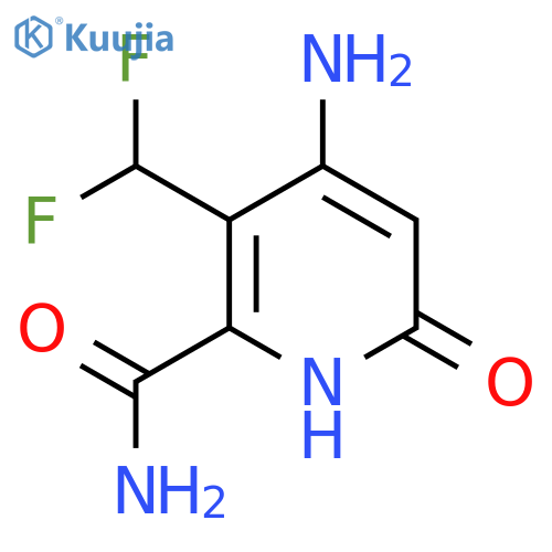 4-Amino-3-(difluoromethyl)-6-hydroxypyridine-2-carboxamide structure