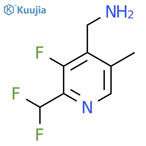 4-(Aminomethyl)-2-(difluoromethyl)-3-fluoro-5-methylpyridine structure