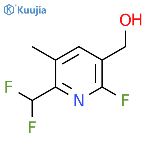 2-(Difluoromethyl)-6-fluoro-3-methylpyridine-5-methanol structure
