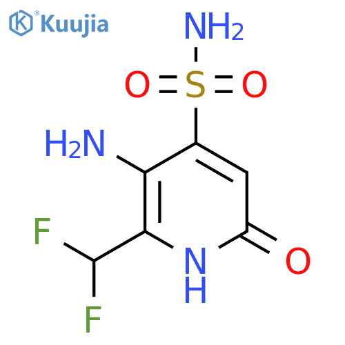 3-Amino-2-(difluoromethyl)-6-hydroxypyridine-4-sulfonamide structure