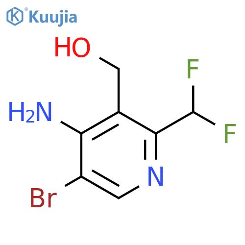 4-Amino-5-bromo-2-(difluoromethyl)pyridine-3-methanol structure