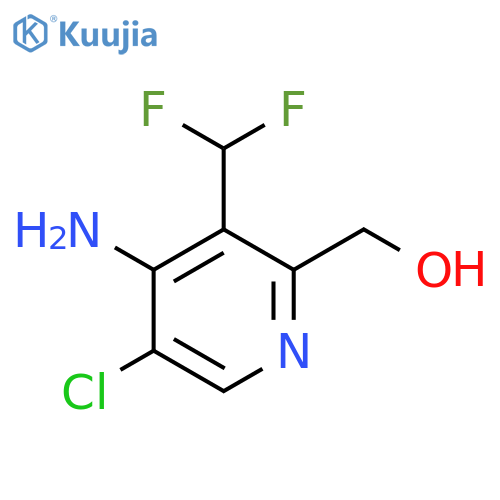 4-Amino-5-chloro-3-(difluoromethyl)pyridine-2-methanol structure