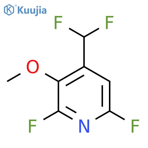 2,6-Difluoro-4-(difluoromethyl)-3-methoxypyridine structure